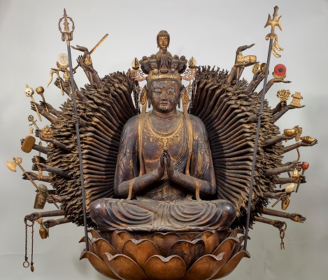 National treasure "Senju Kannon Bodhisattva Seated Image" Nara era · 8 th century Osaka · Kuziiji temple exhibition period: February 14 - March 11