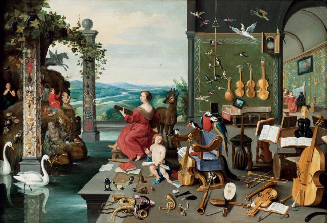 ヤン・ブリューゲル２世《聴覚の寓意》1645-1650年頃 Private Collection