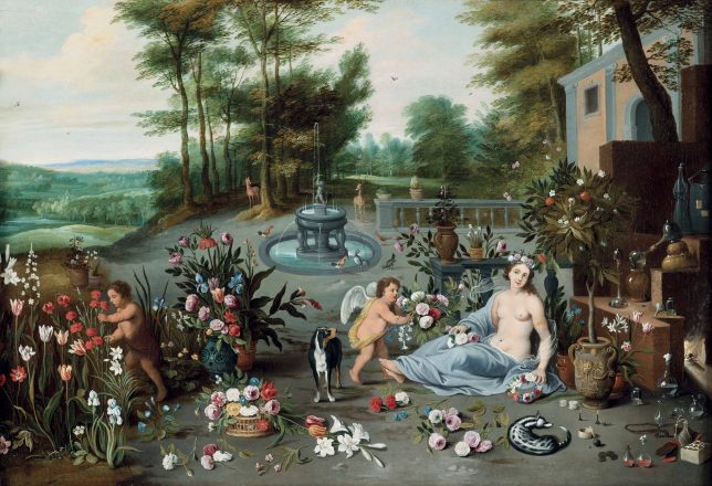 ヤン・ブリューゲル２世《嗅覚の寓意》1645-1650年頃 Private Collection